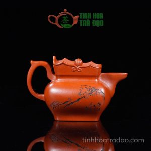 Ấm Tử Sa Tăng Mão Long Sơn Chu Nê 350ml - ATS103