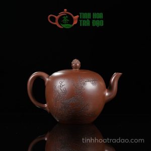 Alternative view of Ấm Tử Sa Phật Duyên Mỹ Nhân Kiên Văn Cách Tử Nê 500ml - ATS113