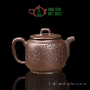 Alternative view of Ấm Tử Sa Cao Ngọc Đới Sơn Thủy Lão Tử Nê 500ml - ATS120