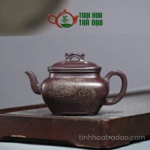 Ấm Tử Sa Tứ Phương Quan Mạo Mãnh Sư Lão Tử Nê 380ml - ATS134