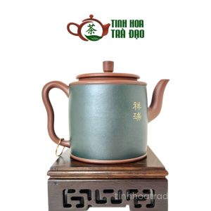 Alternative view of Ấm Tử Sa Cao Đức Chung Đắp Cữu Vĩ Hồ Lão Tử Nê 240ml - ATS150