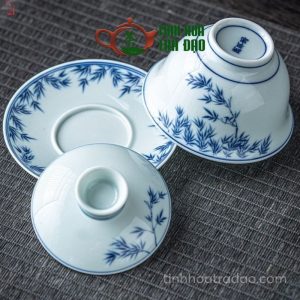 Alternative view of Chén Khải Sứ Cảnh Đức Họa Trúc 180ml - CK07