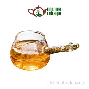Chén Tống Trà Thủy Tinh Chịu Nhiệt Có Tay Cầm Kiểu Nhật CT04