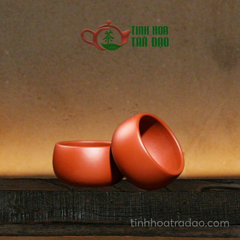 Chén Tử Sa Nghi Hưng Chu Nê Nguyên Khoáng Thủ Công 50ml CTS01