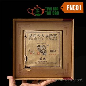 Trà Phổ Nhĩ Chín Kim Đại Phúc Minh Điển Hà Bảo Cường Năm 2015 500gr PNC01