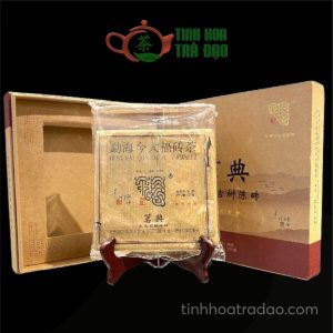 Alternative view of Trà Phổ Nhĩ Chín Kim Đại Phúc Minh Điển Hà Bảo Cường Năm 2015 500gr