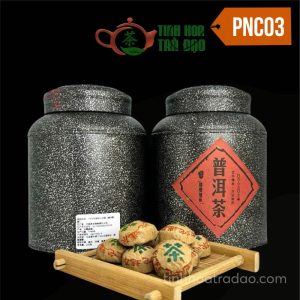 Trà Phổ Nhĩ Chín Mạnh Hải Vân Nam Cổ Thụ Thập Niên 90 357gr PNC03