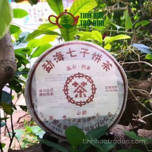 Alternative view of Trà Phổ Nhĩ Chín Cao Sơn Vận Tượng 7262 Trung Trà Năm 2004 357gr