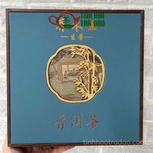 Alternative view of Trà Phổ Nhĩ Sống Kiều Mộc Vương Vân Nam Cao Cấp Năm 2013 357gr