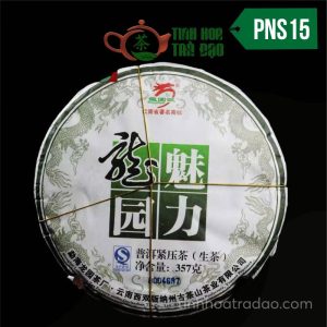 Trà Phổ Nhĩ Sống Mị Lực Long Viên Hào Vân Nam Năm 2014 357gr PNS15