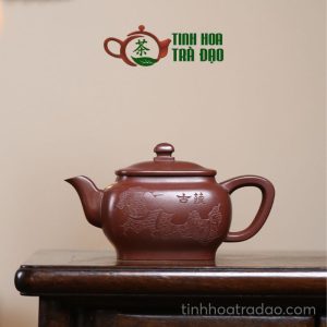 Ấm tử sa Tứ Phương Cổ Vận Lão Tử Nê 220ml - ATS009