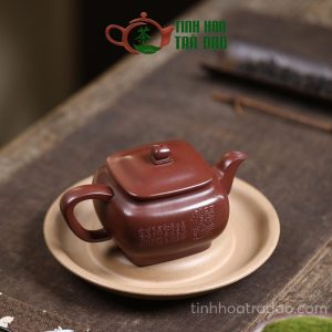Alternative view of Ấm tử sa Tứ Phương Cổ Vận Lão Tử Nê 220ml - ATS009