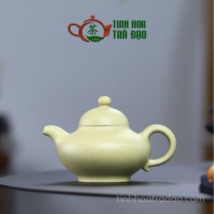 Ấm Tử Sa Hoa Dĩnh Bổn Sơn Lục Nê 200ml - ATS036