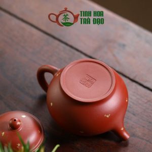 Alternative view of Ấm Tử Sa Phan Hồ Rắc Vàng Đại Hồng Bào 175ml - ATS037