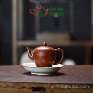 Alternative view of Ấm Tử Sa Mỹ Nhân Kiên Rắc Vàng Đại Hồng Bào 210ml - ATS055