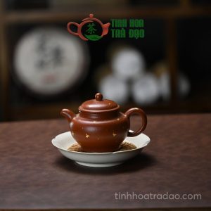 Alternative view of Ấm Tử Sa Chuyết Chỉ Rắc Vàng Đại Hồng Bào 190ml - ATS057