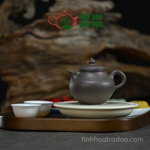 Alternative view of Ấm Tử Sa Liên Tử Dáng Trơn Thanh Hôi Nê 250ml - ATS061