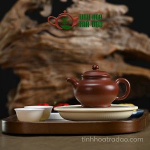 Alternative view of Ấm Tử Sa Chuyết Chỉ Trơn Hồng Giang Pha Nê 220ml - ATS067