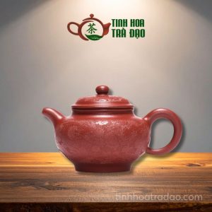 Ấm Tử Sa Chuyết Chỉ Khắc Rồng Đại Hồng Bào 200ml - ATS072