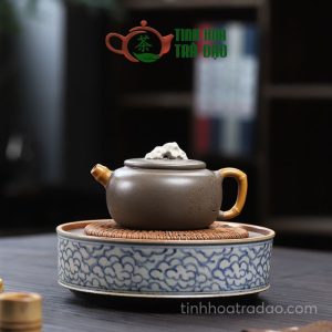Alternative view of Ấm Tử Sa Thái Hồ Thạch Thanh Dị Thanh Hôi Nê 220ml - ATS081