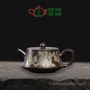 Ấm Tử Sa Trụ Sở Miêu Kim Chim Tùng Bách Mục Tử Nê 250ml - ATS094