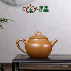 Alternative view of Ấm Tử Sa Ngọc Oản Trúc Tiết Hoàng Kim Đoạn Nê 260ml - ATS0100