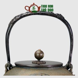 Alternative view of Ấm Gang Thô Nguyên Chất Phật Tổ – Quy Văn Đường, kèm chứng thư 1200ml AG08