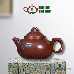 Ấm Tử Sa Đại Đỗ Trúc Vận Tử Nê 310ml - ATS177