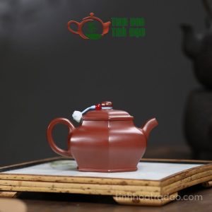 Alternative view of Ấm Tử Sa Lục Phương Ninh Hương Đại Hồng Bào 160ml - ATS183