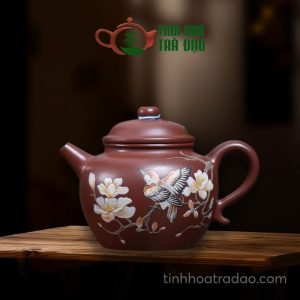 Ấm Tử Sa Điểu Quý Ninh Hương Tử Nê 290ml - ATS185
