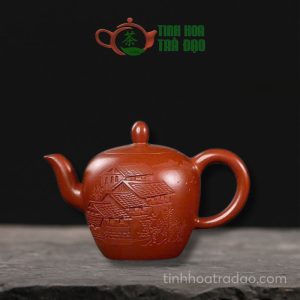 Ấm Tử Sa Mỹ Nhân Kiên Khắc Cổ Trấn Chu Nê 150ml - ATS187