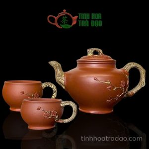 Alternative view of Ấm Tử Sa Nguyên Bộ Báo Xuân Chu Nê 280ml - ATS188