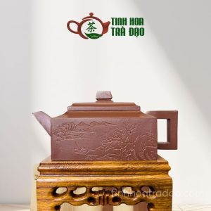 Ấm Tử Sa Phương Sơn Dật Sĩ Đáy Tào Thanh 200ml - ATS189