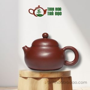 Ấm Tử Sa Văn Đoản Hồng Bì Long 130ml - ATS212