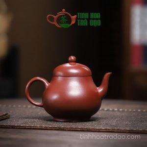 Alternative view of Ấm Tử Sa Lê Hình Hồng Bì Long 200ml - ATS213