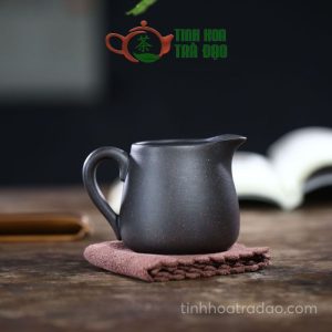 Alternative view of Chén Tống Tử Sa Dáng Cao Vẽ Hoa Hắc Kim Sa Nê 230ml CT24