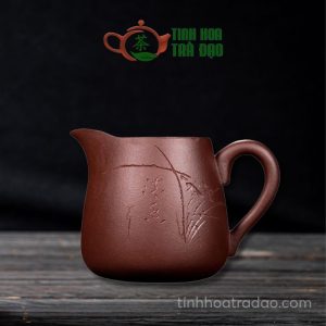 Chén Tống Tử Sa Khắc Lan Hoa Tử Nê 270ml CT25