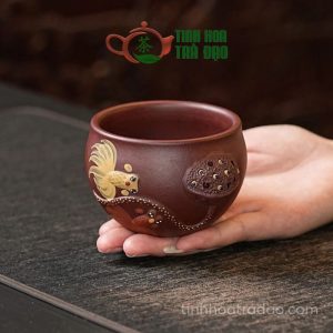 Alternative view of Chén Chủ Tử Sa Sen Cá Nguyên Khoán Tử Nê 200ml CTS029