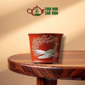 Alternative view of Chén Tử Sa Phụng Tước Đại Hồng Bào Thủ Công Toàn Phần CTS39