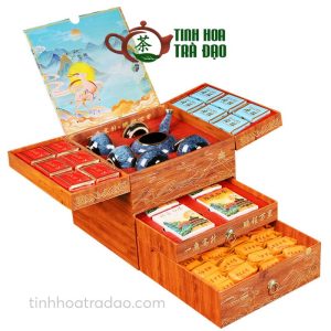 Bộ Quà Tặng Trà Ấm Nhất Lộc Cao Thăng - QUA04