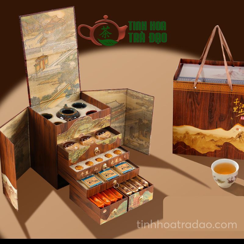 Bộ Quà Tặng Trà Ấm Thiên Lý Giang Sơn - QUA05