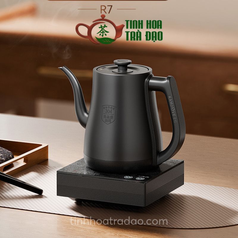 Bếp Điện Tự Động Đơn Cao Cấp Lòng Ấm inox 304 1510W Kamjove Chính Hãng R7