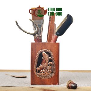 Alternative view of Bộ Dụng Cụ Pha Trà 5 Món Cá Chép Vượt Vũ Môn - TC06