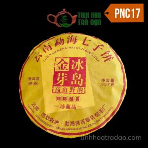 Trà Phổ Nhĩ Chín Cổ Thụ Kim Nha Mạnh Hải Vân Nam Năm 2013 357gr PNC17