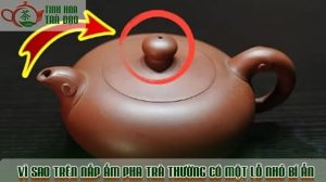 Vì sao trên nắp ấm pha trà thường có một lỗ nhỏ bí ẩn